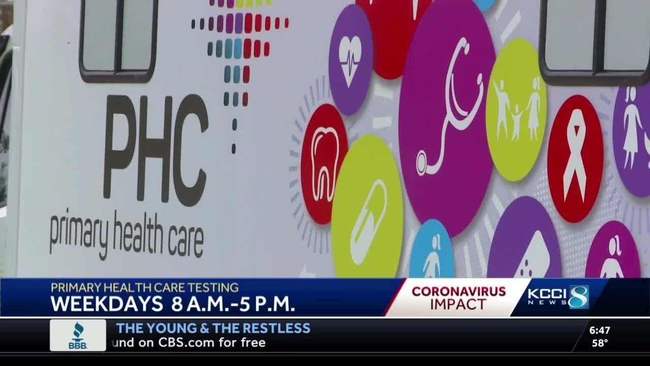 Des Moines clinic offers drive-through COVID-19 screening