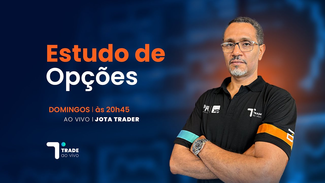 🟠 OPÇÕES COM JOTA TRADER | Análises de OPÇÕES | 18/01/2026 | AO VIVO 🕙à partir das 20h45