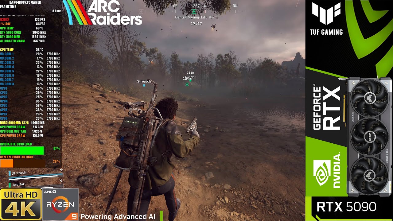 Arc Raiders Beta, Epic Ray Tracing, DLAA 4K | RTX 5090 | 9950X3D - YouTube