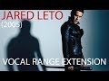 JARED LETO (30 Seconds To Mars A Beautiful Lie 2005) And Vocal Range Extension