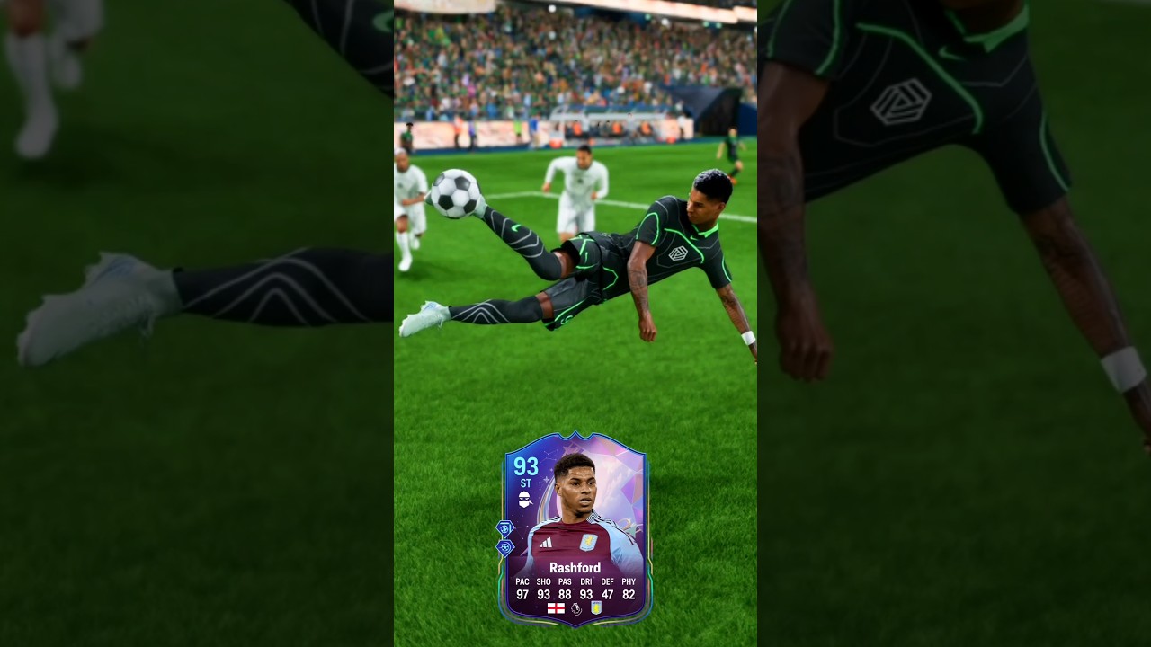 Scoring a CLEVER GOAL with FANTASY RASHFORD in FC25 