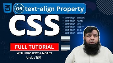 css text align   CSS Tutorial by Shahid Naeem   Class 06