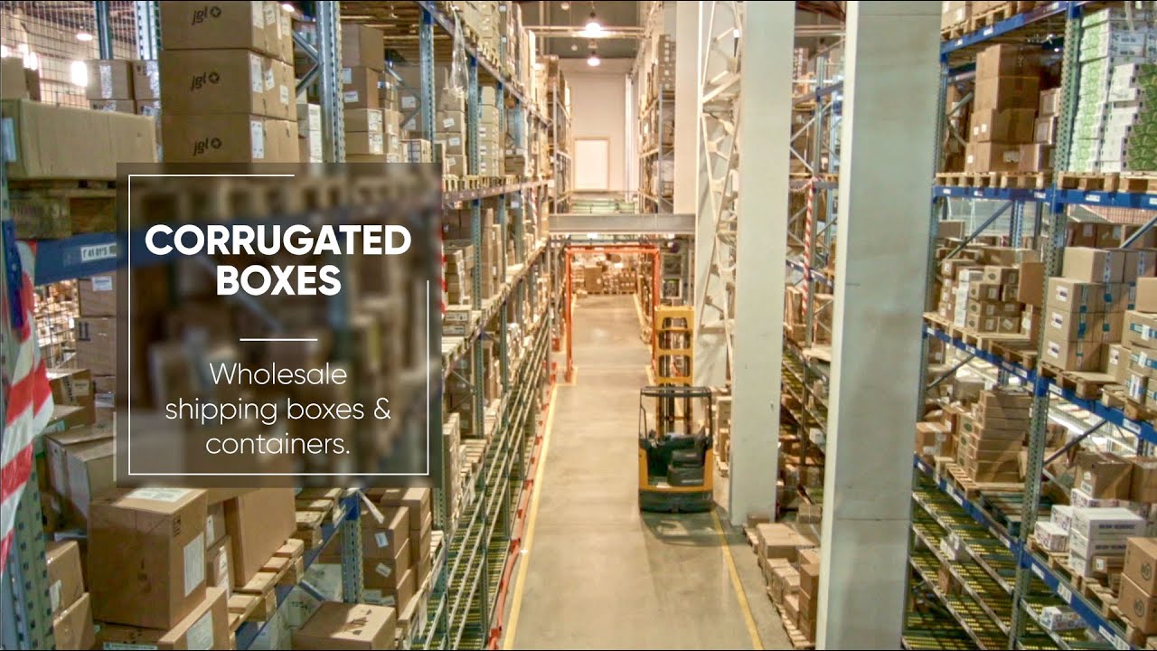 Corrugated Cardboard Boxes for Packaging and Shipping