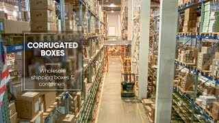 Corrugated Cardboard Boxes for Packaging and Shipping