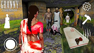 PLAYING AS KAMLA IN GRANNY 1.9 REMADE || GRANNY CAN COME IN SEWER 