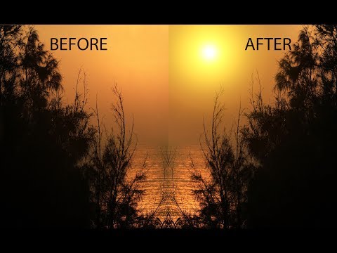 HOW TO CREATE A BEAUTYFUL SUNSET EFFECT IN PHOTOSHOPl||PHOTOSHOP CC 2017  TUTORIAL