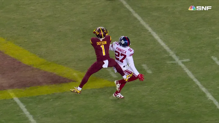 JAHAN DOTSON SNATCHES OUT OF THE SKY