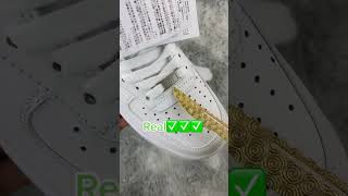 Nike Air Force 1 White Real vs Fake difference,Have you noticed this before?