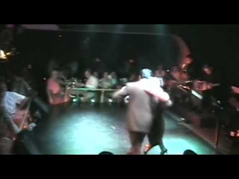 Gustavo Rosas. Tango Boedo con Paula Rubin en Taconeando.Buenos Aires. Enero 2003.