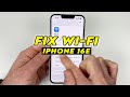 iPhone 16e : How to Fix Wi-Fi Connection Problems