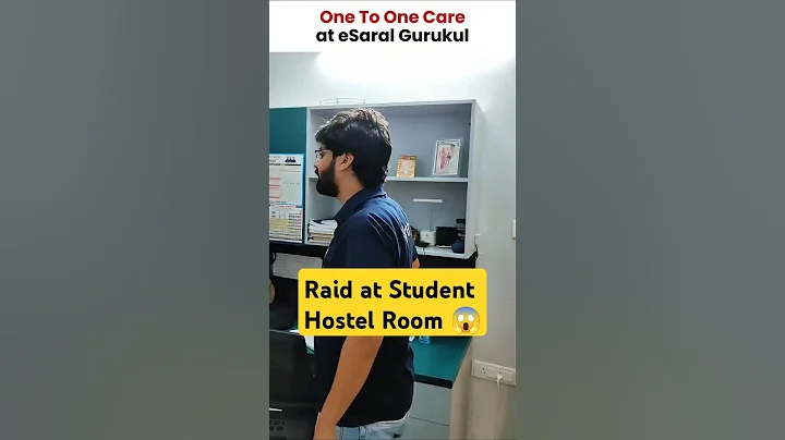 Raid at eSaral Gurukul Student Hostel Room 😱 Bachcha Pakda Gaya 💀 #shorts #esaral #jee #neet #kota