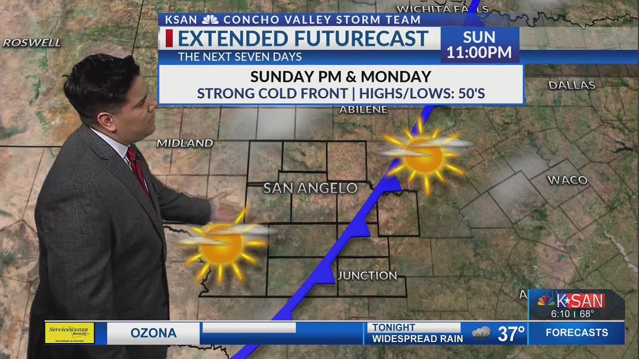 KSAN Storm Team daily forecast update - Friday December 13, 2019 - YouTube