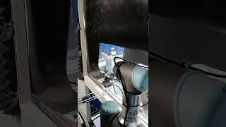 Collaborative robot plastic clip insertion