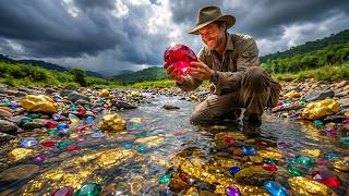 He Found a Giant Ruby in a River Full of Gold & Gems!