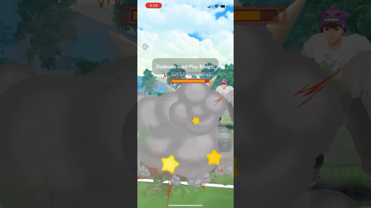 Dedenne almost one shot’s Chesnaught