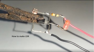 How to make LDR Darkness Sensor Circuit Simple DIY
