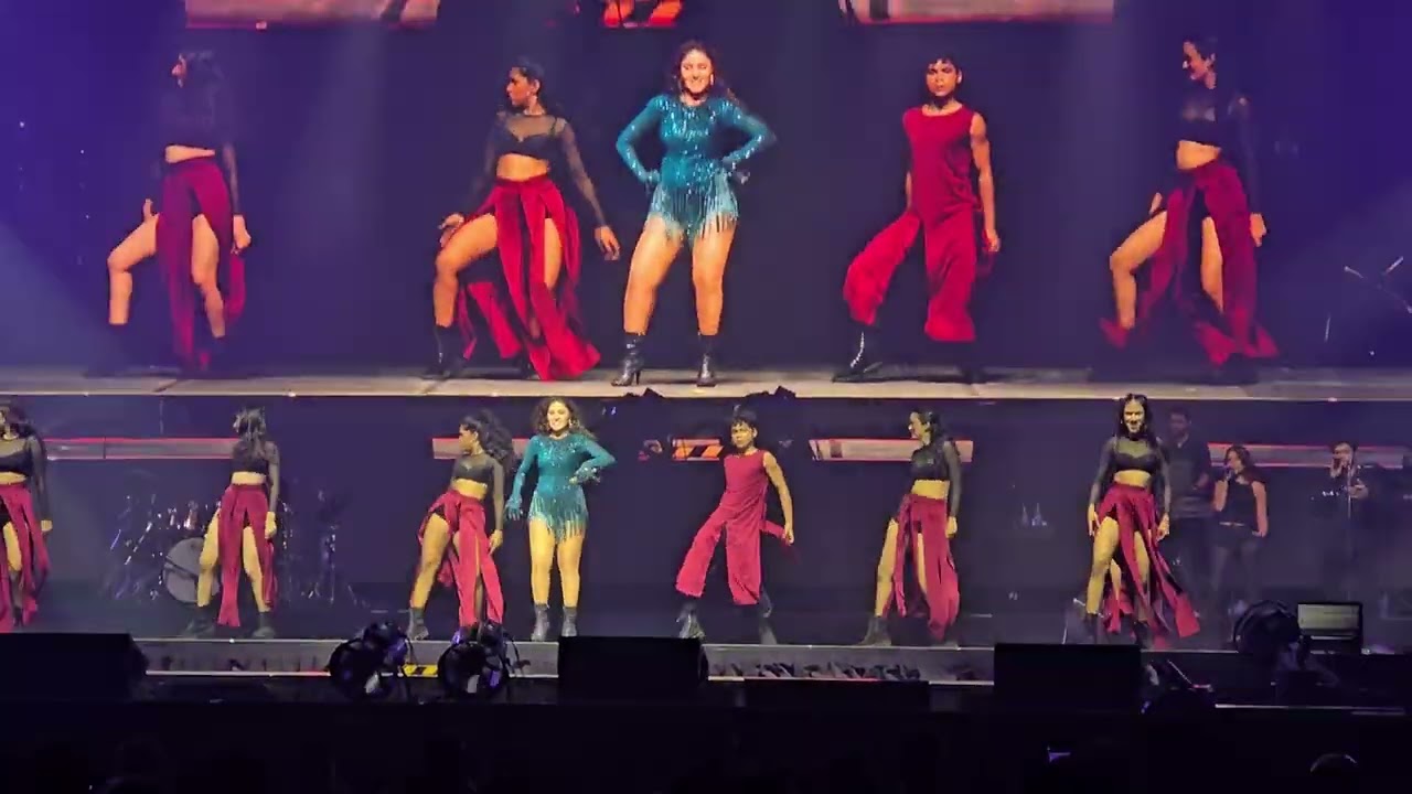 Sunidhi Chauhan.. performance at the Coca cola Arena in Dubai.