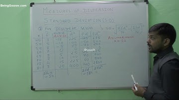 Standard Deviation in Statistics :- Gourav Manjrekar