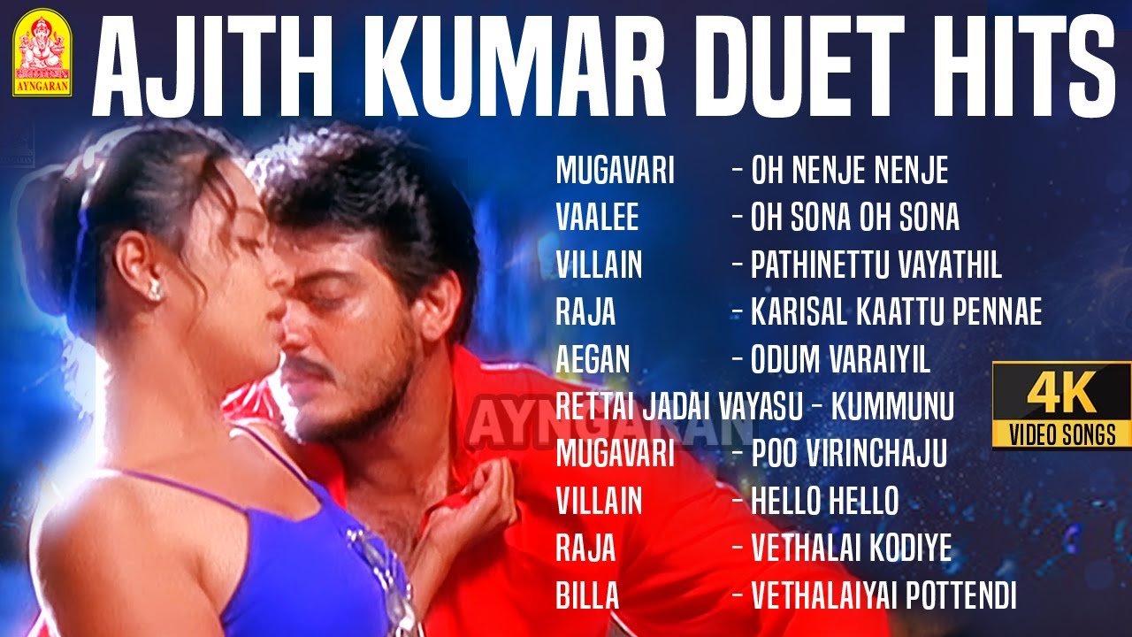 Ajith Kumar Birthday special 4K Hits | Mugavari  | Vaalee | Raja | Aegan | Villain | Billa |Ayngaran