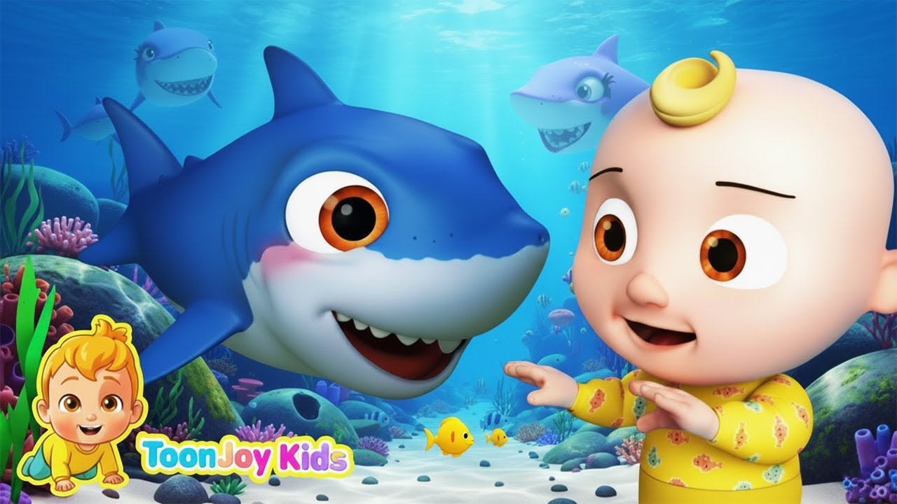 Baby Shark Song 🦈🎶 | Fun Kids Dance Song | ToonJoy Kids