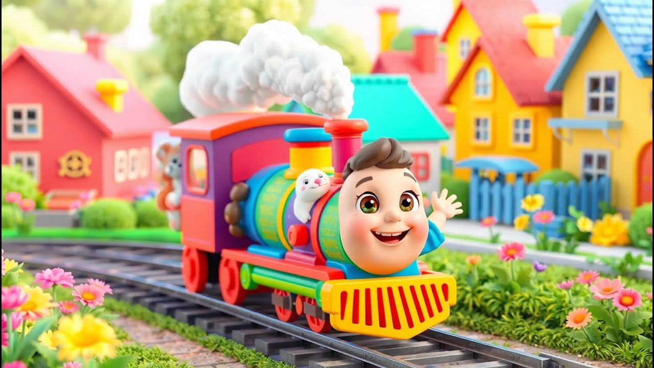 Animals Learning Train ABC Animals Train | Popular Nursery Rhyme | Educational Kids Songs ...