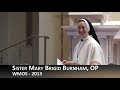 2013 WMOS Keynote Speaker Sr Mary Brigid Burnham, O.P.