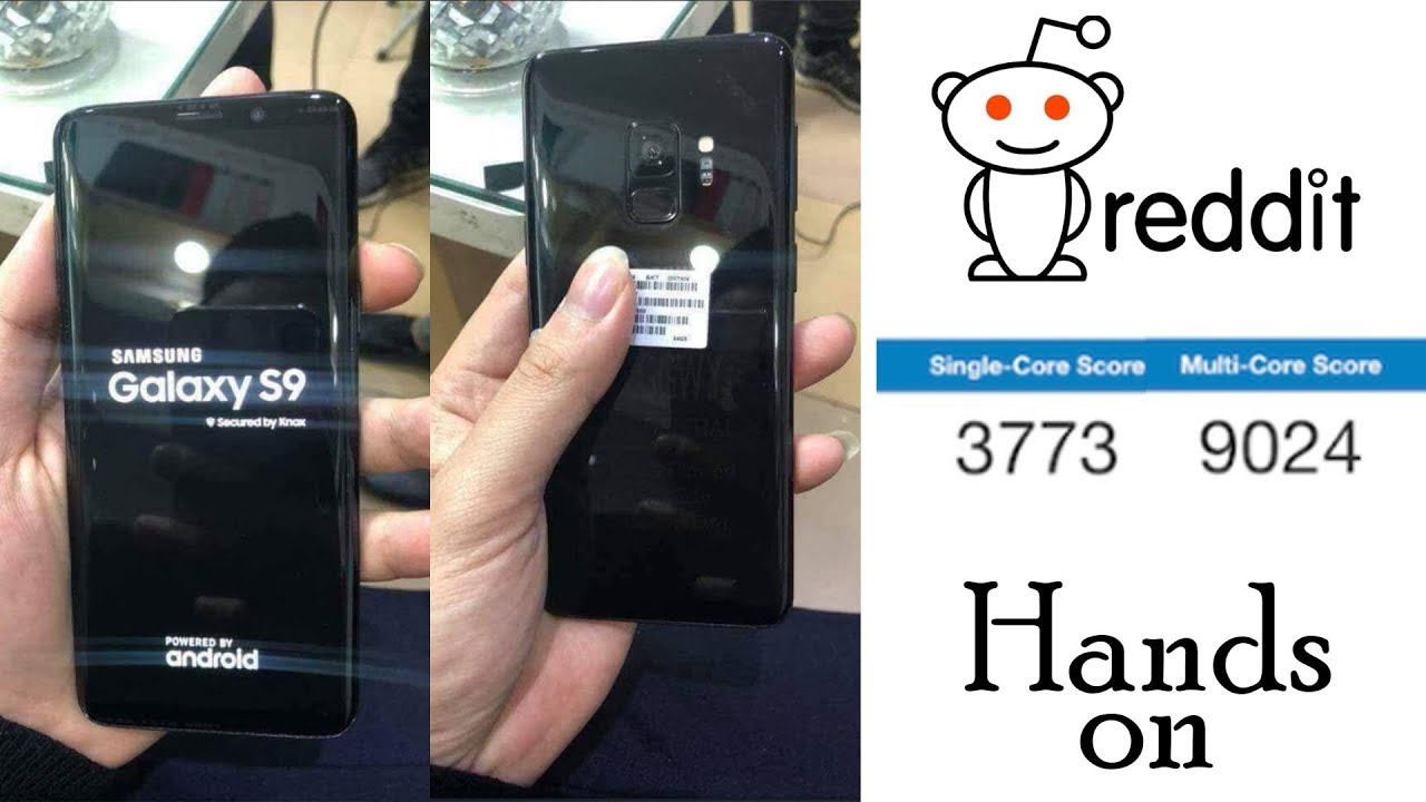 Galaxy S9 Hands On impressions and Pictures, S9+ Geekbench Score