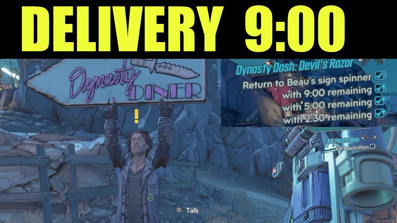 Borderlands 3 | DELIVER BURGERS WITH 
