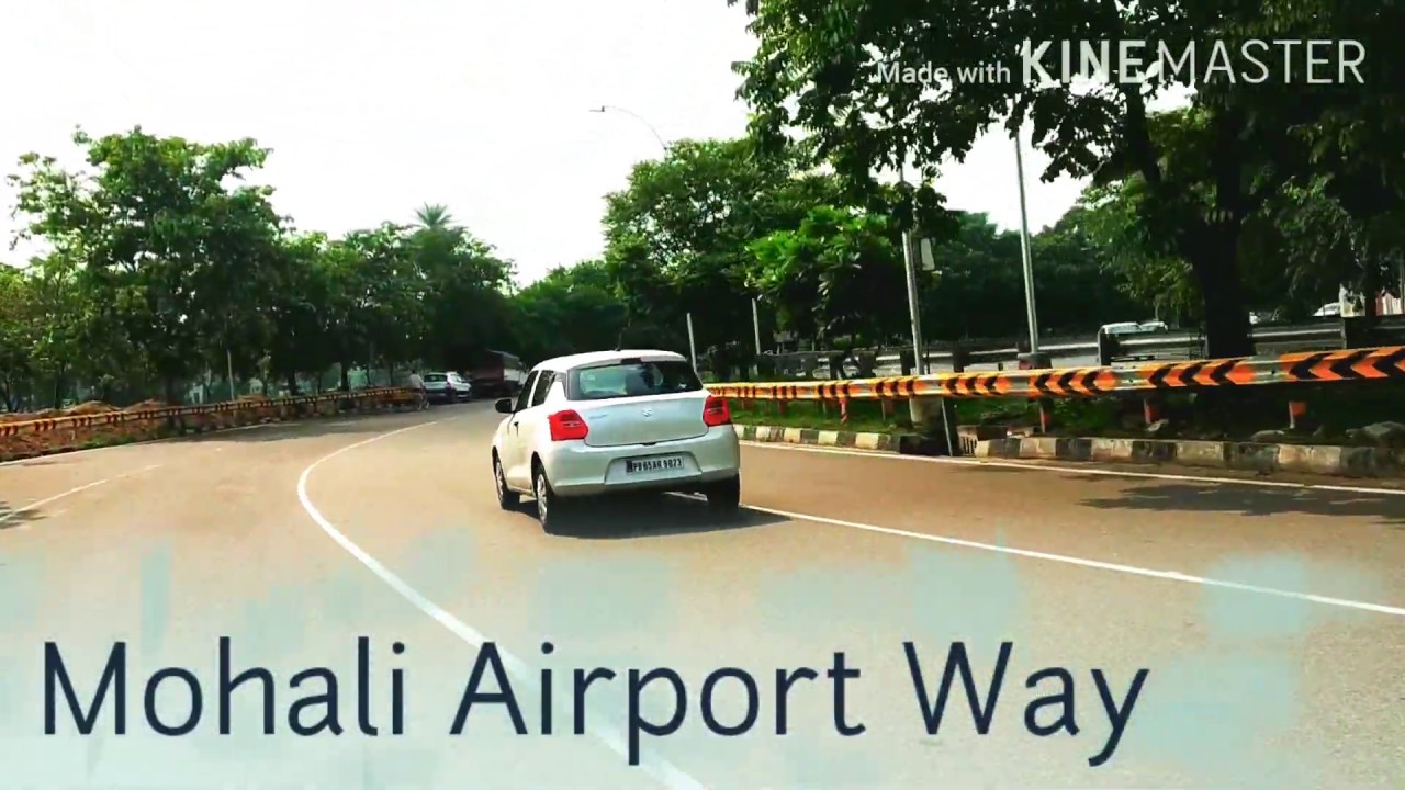 Mohali Airport Road 😯 YouTube