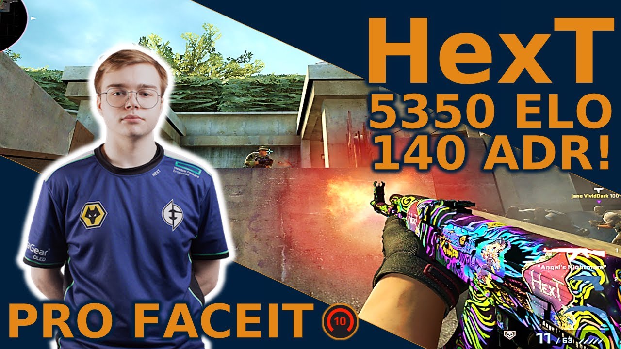 NEW EG PLAYER HexT SMURFS on FACEIT🔥 - CSGO POV Highlights ONLY - YouTube