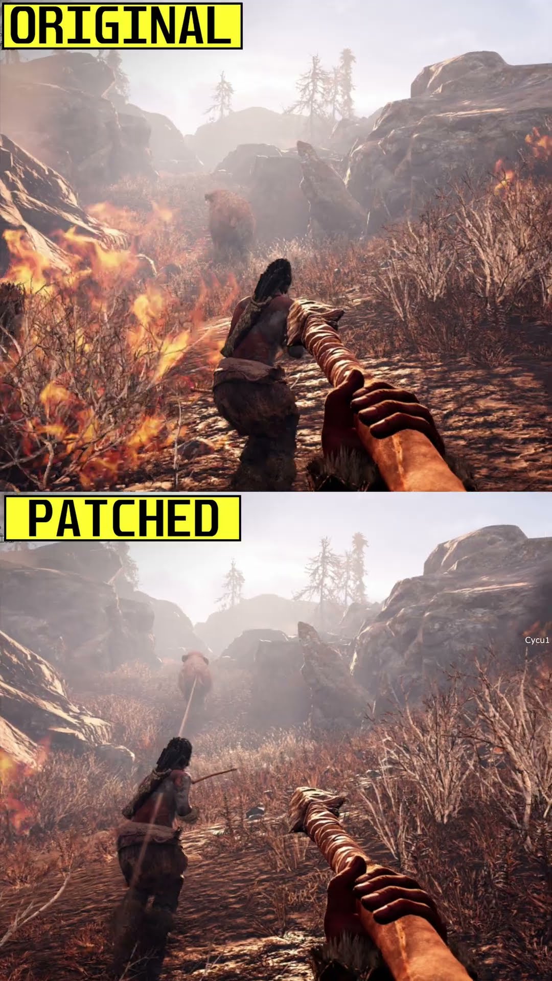 Far Cry Primal PS5 60 FPS Patch vs Original 30 FPS Graphics