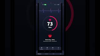 how to monitor heart beat [bpm] by using an app on phone #shorts screenshot 1