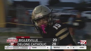 Delone Catholic holds off Biglerville in Week 4