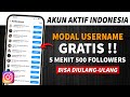 CARA MENAMBAH FOLLOWERS INSTAGRAM GRATIS PERMANEN TANPA AKUN TUMBAL