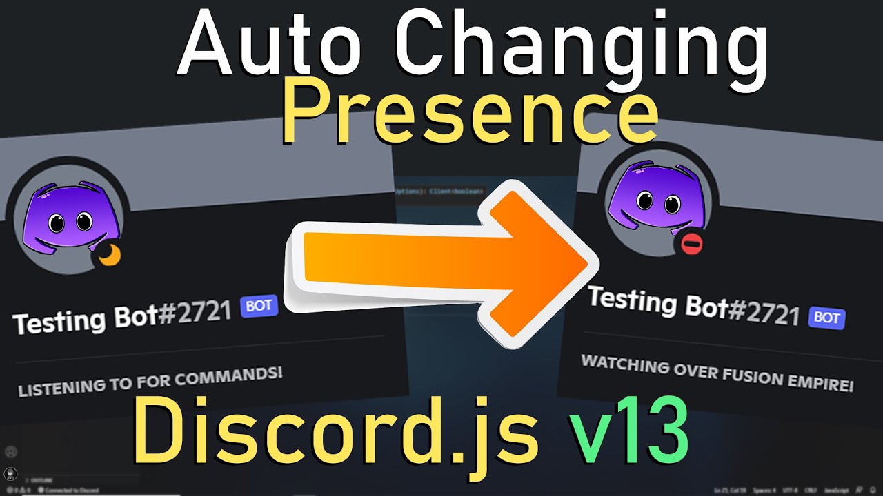 [NEW] How To Make an AUTO CHANGING PRESENCE for a Discord Bot ...