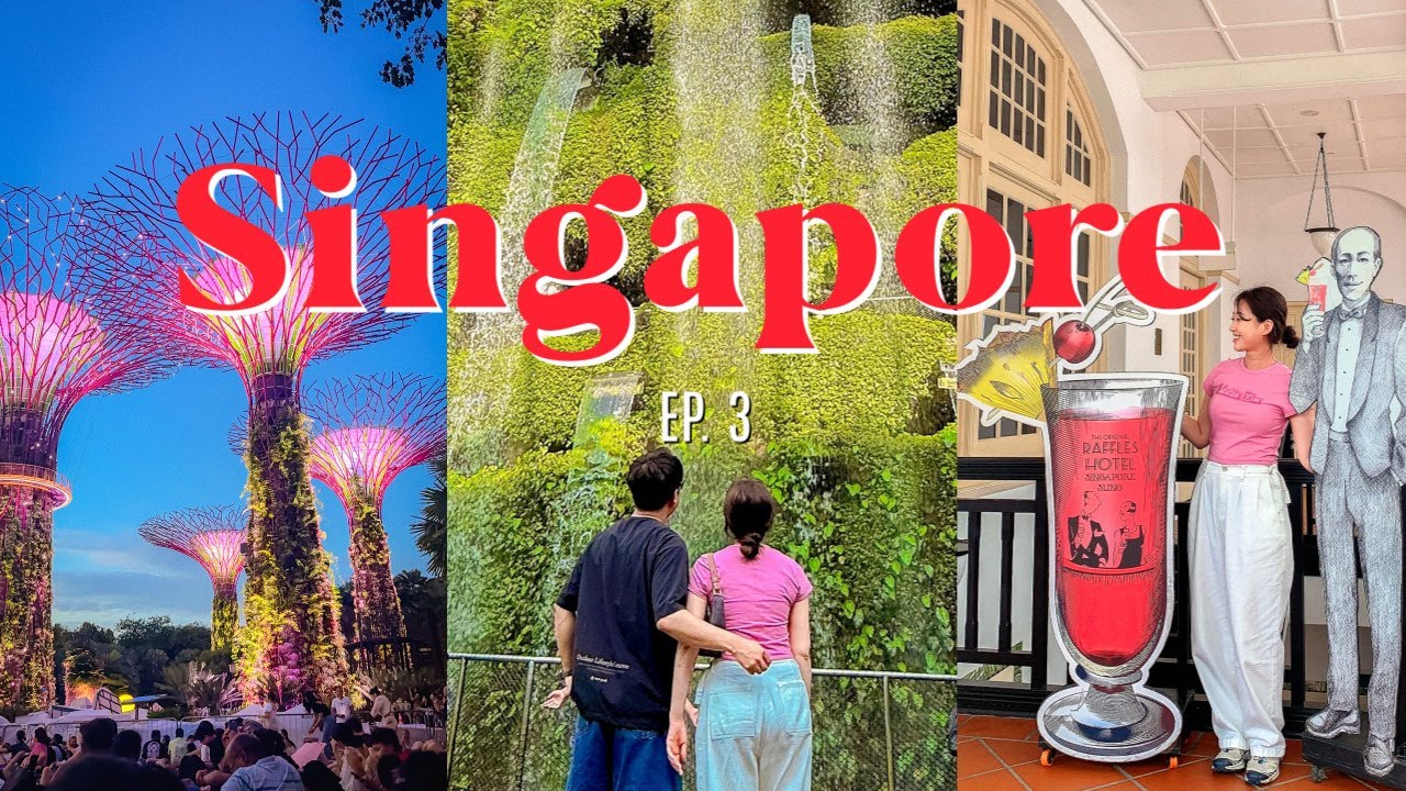 싱가포르 마지막 날 필수코스🇸🇬｜래플즈 롱바·가든스바이더베이·주얼창이｜브이로그 EP.3