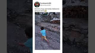 Droneu Kuş Sanıp Babasına Şikayet Etmiş😂