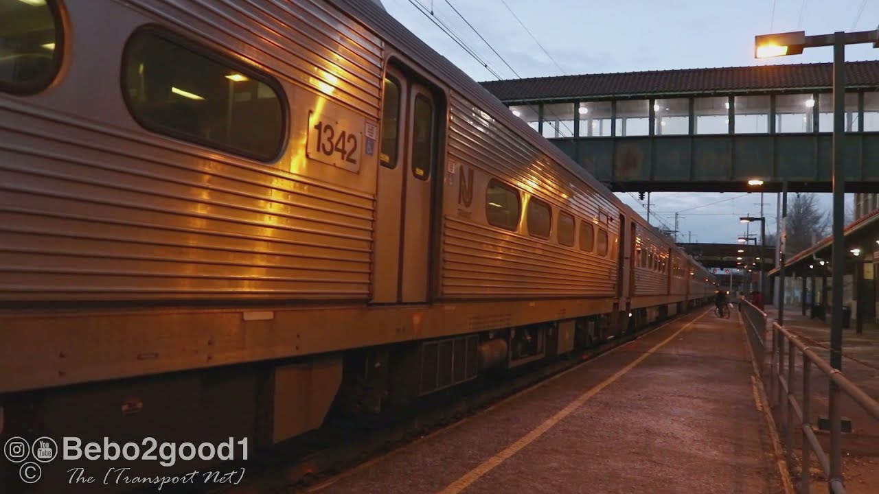 NJ Transit NJ Coast Line Trains at Perth Amboy, NJ YouTube