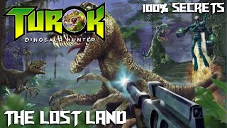 Turok: Dinosaur Hunter (PC) - Level 7: The Lost Land 100% Secrets screenshot 4