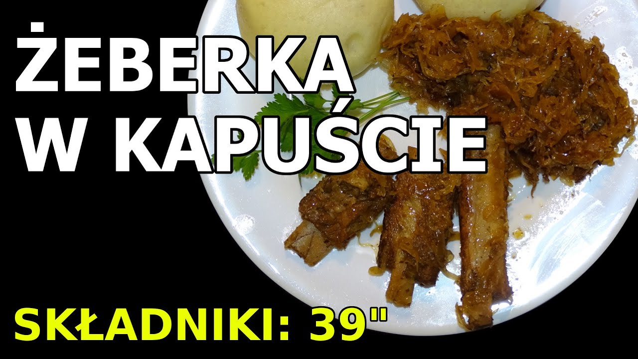 Żeberka w kapuście