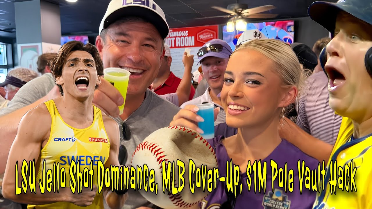 LSU Jell-o Shot Dominance, MLB Cover-Up, $1M Pole Vault Hack | Craft Brewed Sports Live!