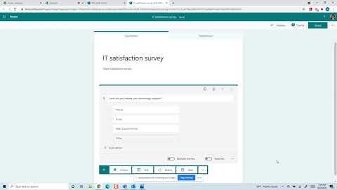 Microsoft Forms   Creating a new form/survey for beginners