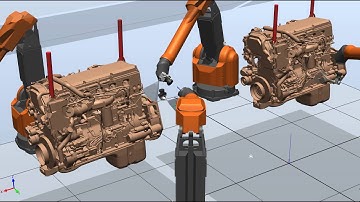 PACNAP Left Robots - Rear Pan - ABB IRB580 Paint Robot - IRC5p Controller