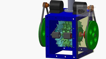 Pelton Wheel Turbine SolidWorks Animation