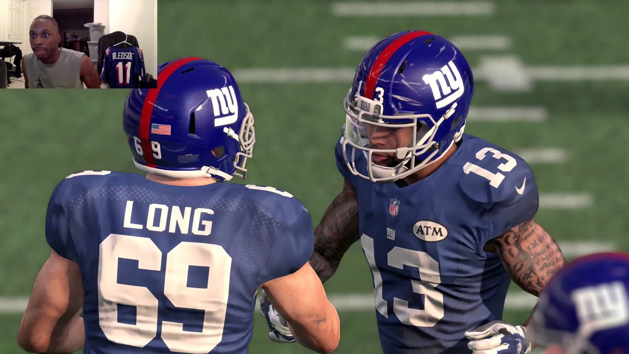 Odell Beckham Jr At QB Vs Tom Brady At QB Lol Madden 16 My Career 