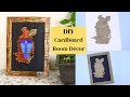 DIY Cardboard Room Decor / Handmade Best Out Of Craft Ideas By Aloha Crafts