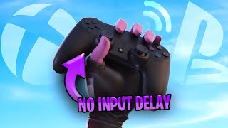 how to remove input delay / lag on console (xbox / ps4) in fortnite! ( edit faster )