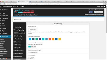 Best Premium WordPress Theme AccessPress Pro - How to Change the Webpage Layout and Background