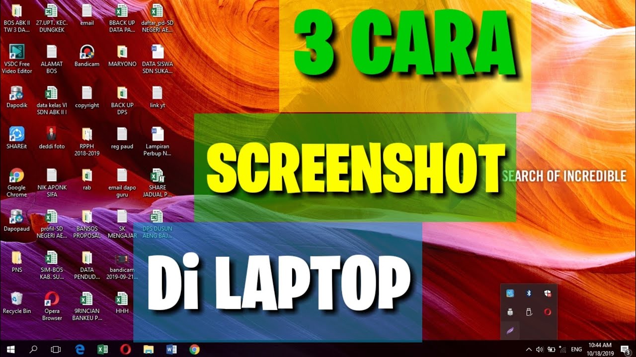 3 Cara Screenshot di Windows 10 