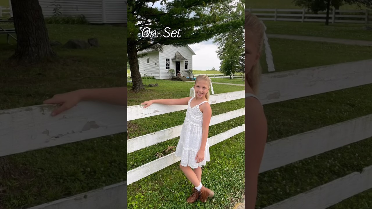 Had so much fun on set today 🤍 